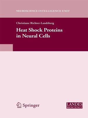 cover image of Heat Shock Proteins in Neural Cells